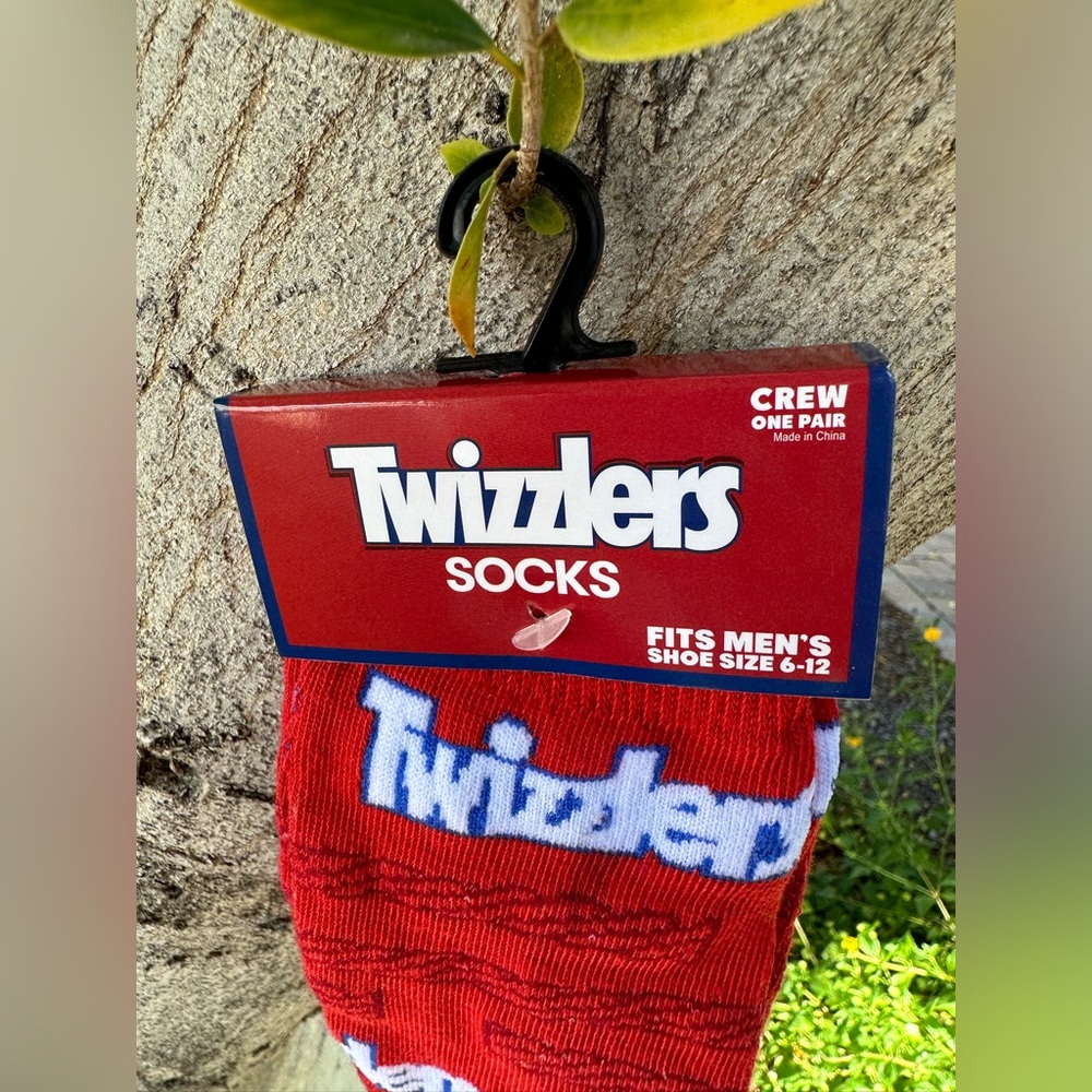 NWT Twizzlers Crew Socks. Men Shoe Size 6-12 - Picture 3 of 8